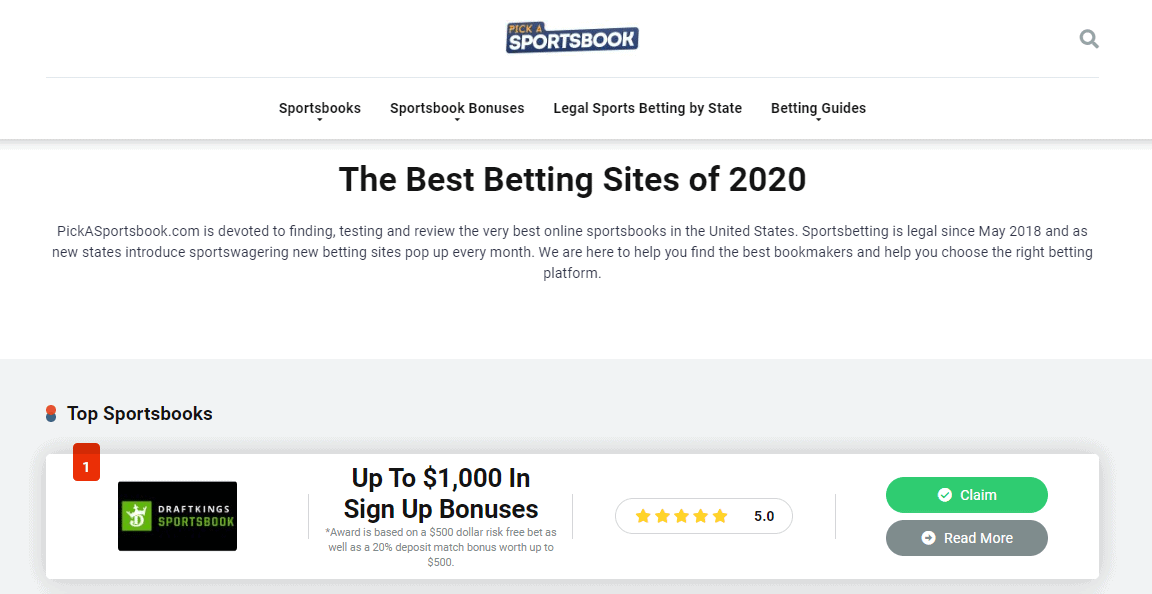 best betting website of 2020